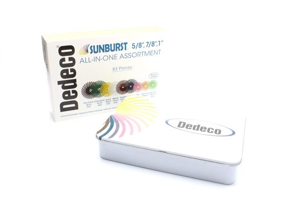 KIT 80 discos de pulido SUNBURST y 3 mandriles de acero inoxidable - Imagen 3